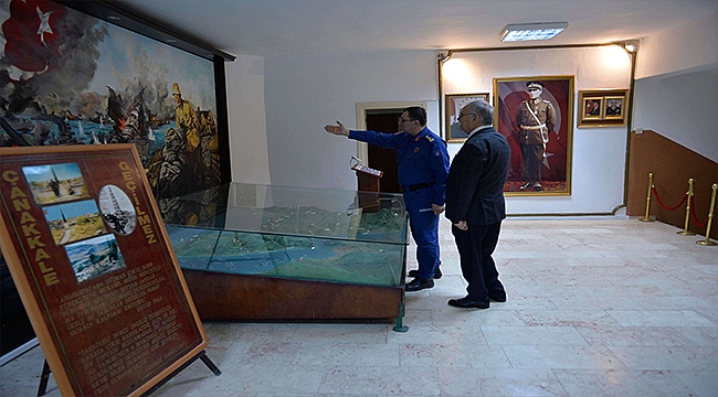 BAŞKAN GÖKHAN'DAN ALBAY ÜNAL'A ZİYARET