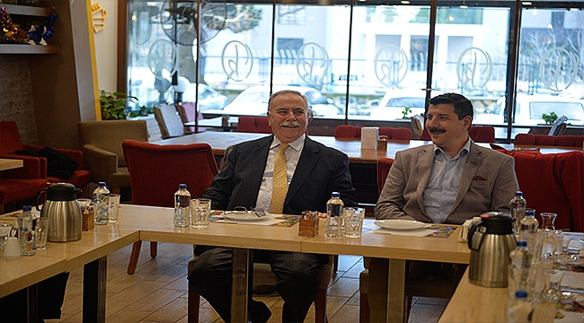 BAŞKAN GÖKHAN MUHTARLAR İLE BULUŞTU