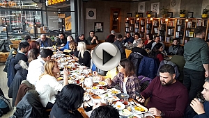 ÇALIŞAN GAZETECİLER KAHVALKTIDA BULUŞTU