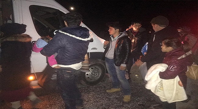ÇANAKKALE'DE 31 MÜLTECİ YAKALANDI