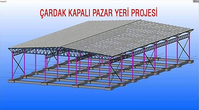 ÇARDAK BELEDİYESİ KAPALI PAZAR YERİ PROJESİNİ HAYATA GEÇİRİYOR