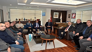 CHP AYVACIK YÖNETİMİ VE BELEDİYE BAŞKAN ADAYI BAYRAM'DAN BAŞKAN GÖKHAN'A ZİYARET