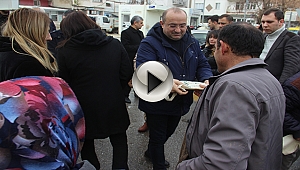 GİDER, HEM BEZ ÇANTA DAĞITTI HEM PAZARDAKİ SORUNLARI DİNLEDİ