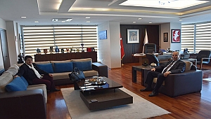 HATAY MİLLETVEKİLİ ŞAHİN'DEN BAŞKAN GÖKHAN'A ZİYARET