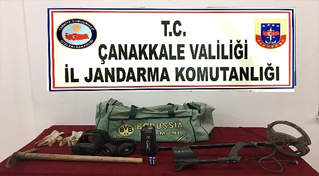 KAÇAK KAZIYA OPERASYONLA SUÇÜSTÜ