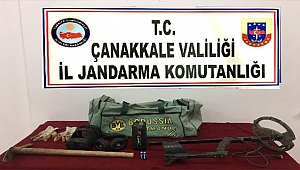 KAÇAK KAZIYA OPERASYONLA SUÇÜSTÜ