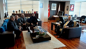 KÜÇÜK BALIKÇILARI KORUMA DERNEĞİ'NDEN BAŞKAN GÖKHAN'A ZİYARET