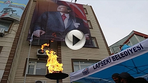 LAPSEKİ DOĞALGAZA KAVUŞTU