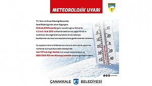 Meteorolojik Uyarı!