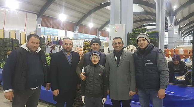 PAZAR ESNAFINA ÇORBA İKRAM ETTİ