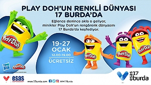 Play-Doh'un Renkli Dünyası 17 Burda'da