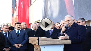 TBMM BAŞKANI YILDIRIM, KARNE DAĞITTI