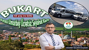 UMURBEY'DE 65 YAŞ VE ÜSTÜ VATANDAŞLARA TOPLU TAŞIMA ÜCRETSİZ