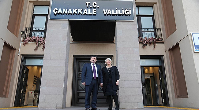 YENİ ZELANDA'NIN ANKARA BÜYÜKELÇİSİ WENDY JANE HİNTON'DAN VALİLİĞE ZİYARET