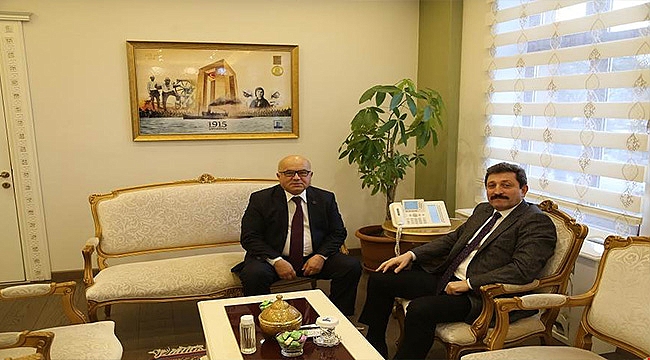 BARBAROS MAHALLESİ MUHTARI ŞABAN ŞAHİN, VALİ ORHAN TAVLI'YI ZİYARET ETTİ