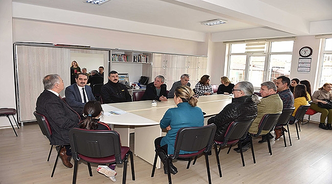 BAŞKAN GÖKHAN'DAN ARIBURUN İLKOKULU'NA ZİYARET