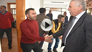 BAŞKAN GÖKHAN ZİYARETLERİNE DEVAM EDİYOR