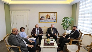 BİGA ORGANİZE SANAYİ BÖLGESİ YÖNETİMİNDEN VALİLİĞE ZİYARET