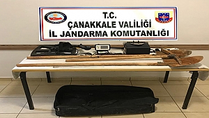 ÇANAKKALE'DE KAÇAK KAZI OPERASYONU