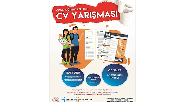ÇANAKKALE İŞKUR CV YARIŞMASI DÜZENLİYOR