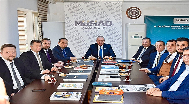 ÇANAKKALE İŞKUR VE SGK MÜDÜRLÜKLERİNDEN MÜSİAD'A ZİYARET