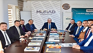 ÇANAKKALE İŞKUR VE SGK MÜDÜRLÜKLERİNDEN MÜSİAD'A ZİYARET