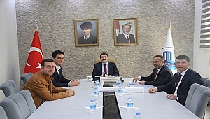 ÇANAKKALE KÜÇÜK SANAYİ SİTESİ KOOPERATİFİNDEN VALİ ORHAN TAVLI'YA ZİYARET