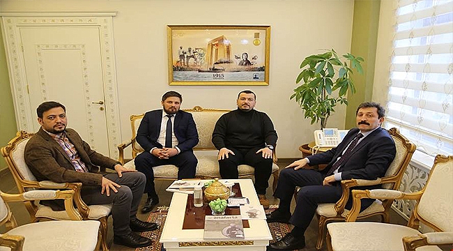 ÇANAKKALE SAVAŞLARI ENSTİTÜSÜ'NDEN VALİLİĞE ZİYARET