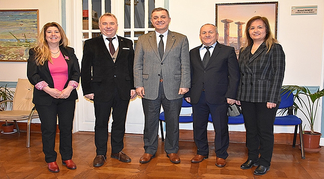 ÇATUD YENİ YÖNETİMİNDEN DOKUZ'A ZİYARET