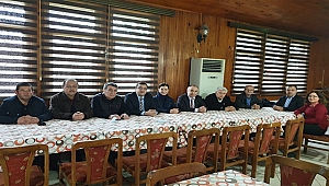 CHP ÇAN BELEDİYE BAŞKAN ADAYI ÖZ, ESKİ ÇAN İLÇE BAŞKANLARIYLA BULUŞTU