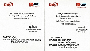 CHP ÇAN SEÇİM BÜROSU AÇILIŞLARINA DAVET