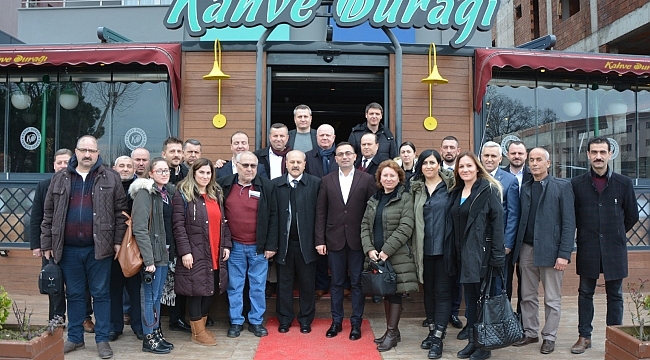 CUMHUR İTTİFAKI BİGA BASINI İLE BİR ARAYA GELDİ