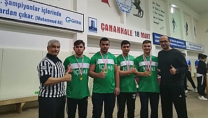 İÇDAŞ BİGA MESLEKİ VE TEKNİK ANADOLU LİSESİ BİLEK GÜREŞİ MÜSABAKALARINDA İL BİRİNCİSİ OLDU