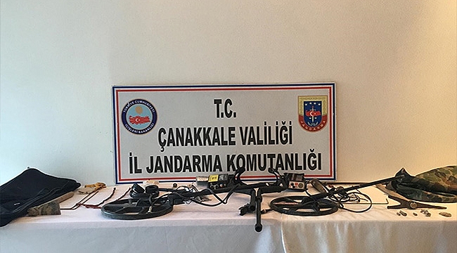 İZİNSİZ KAZI YAPAN KİŞİLER SUÇ ÜSTÜ YAKALANDI