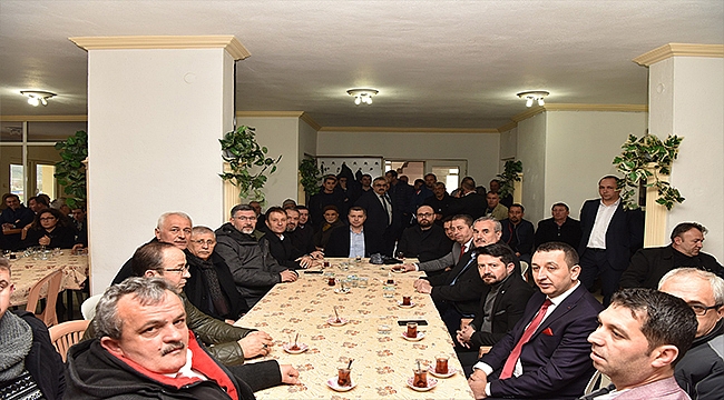 KAMYONCULAR KOOPERATİFİNDEN BAŞKAN KUZU'YA TEŞEKKÜR