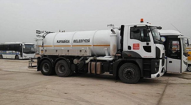 KARABİGA BELEDİYESİNE TBB'DEN VİDANJÖR DESTEĞİ
