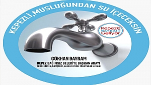 KEPEZLİ MUSLUĞUNDAN SU İÇECEK