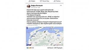 PERİNÇEK; "7'LİK DEPREM KAPIDA!"