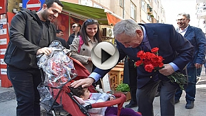 8 MART'TA KENT 'ÇİÇEK' GİBİ OLDU