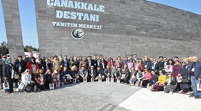 81 İLİMİZDEN 81 ÖĞRETMENİMİZ ÇANAKKALE DESTANININ YAZILDIĞI TOPRAKLARDA