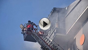 APARTMANDA YANGIN PANİĞİ!