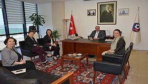 BAHÇEŞEHİR KOLEJİ ÇANAKKALE KAMPÜSÜNDEN ÇTSO YÖNETİM KURULU BAŞKANINA ZİYARET