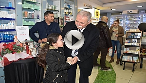 BAŞKAN ÇARŞI ESNAFINI GEZDİ