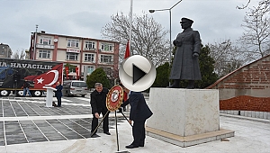 BAŞKAN TIP HAFTASI ÇELENK SUNUMUNA KATILDI