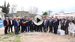 BİGA'DA NAKLİYECİLER VE KAMYON GARAJININ TEMELİ ATILDI