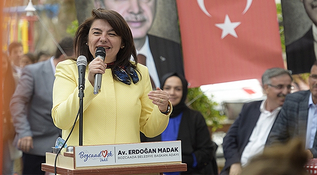 BOZCAADA'DA AK PARTİ BAYRAĞINI DALGALANDIRMAK İÇİN DESTEĞİNİZİ İSTİYORUZ