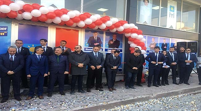 ÇAN İYİ PARTİ SEÇİM KOORDİNASYON MERKEZİ AÇILIŞI YAPILDI