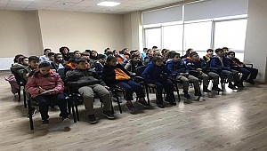 ÇANAKKALE BELEDİYESİ İTFAİYE MÜDÜRLÜĞÜ, MİNİK ÖĞRENCİLERİ AĞIRLADI