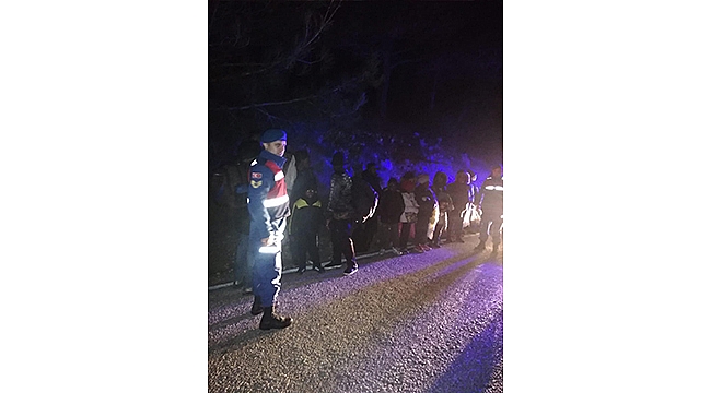 ÇANAKKALE'DE 36 MÜLTECİ YAKALANDI