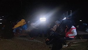 ÇANAKKALE'DE 62 MÜLTECİ YAKALANDI!